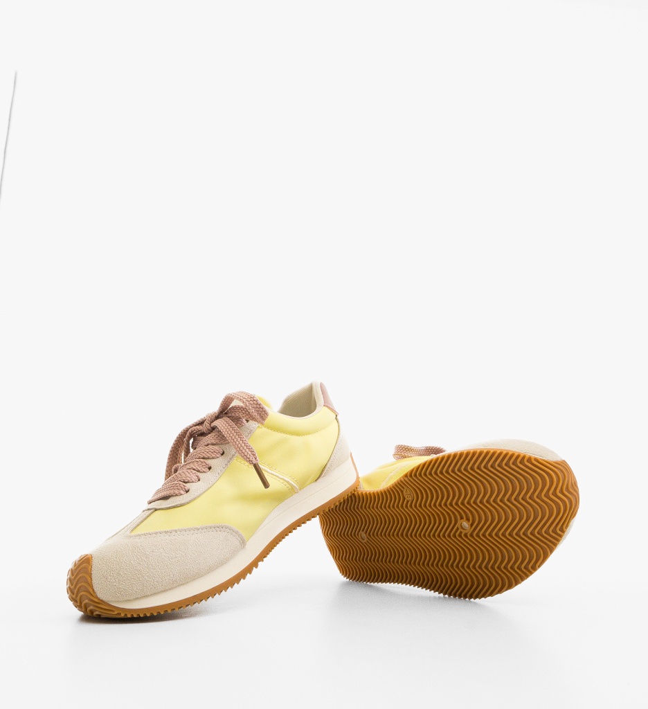 Sneakers Dama Ruben Galbeni - Confort și Stil - imagine 5