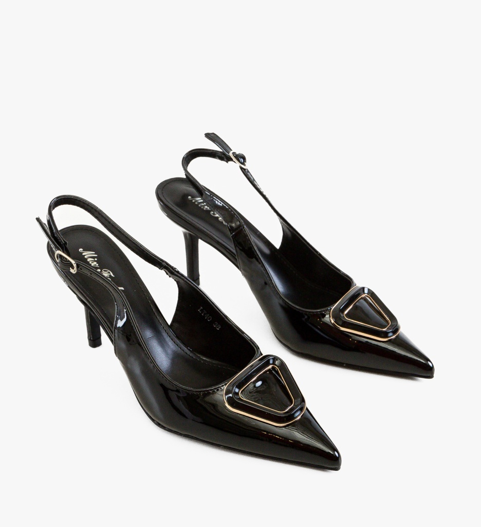 Pantofi Dama Nataniel Negri Eleganți - imagine 3