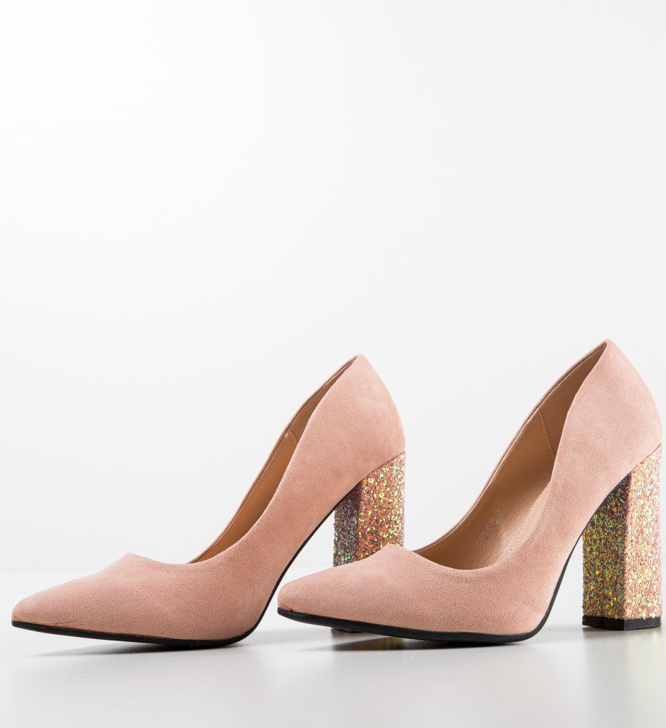 Pantofi Clarke Roz - Eleganță și Stil - imagine 5