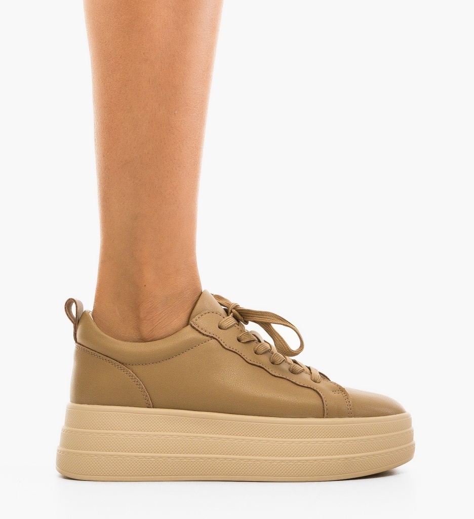 Sneakers Praka Bej - Confort și Stil Urban - imagine 2