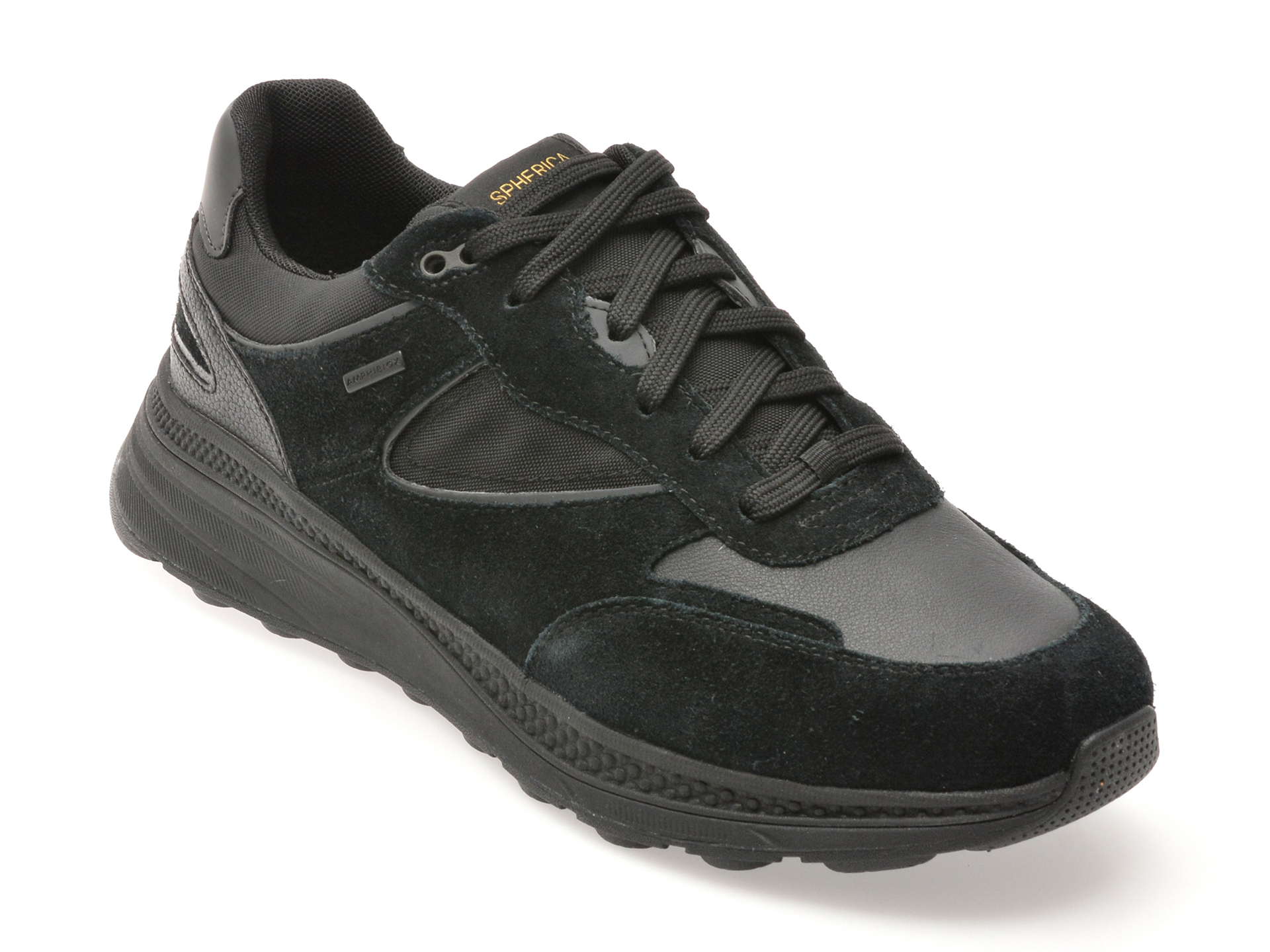 Pantofi Geox negri - Confort premium piele naturală