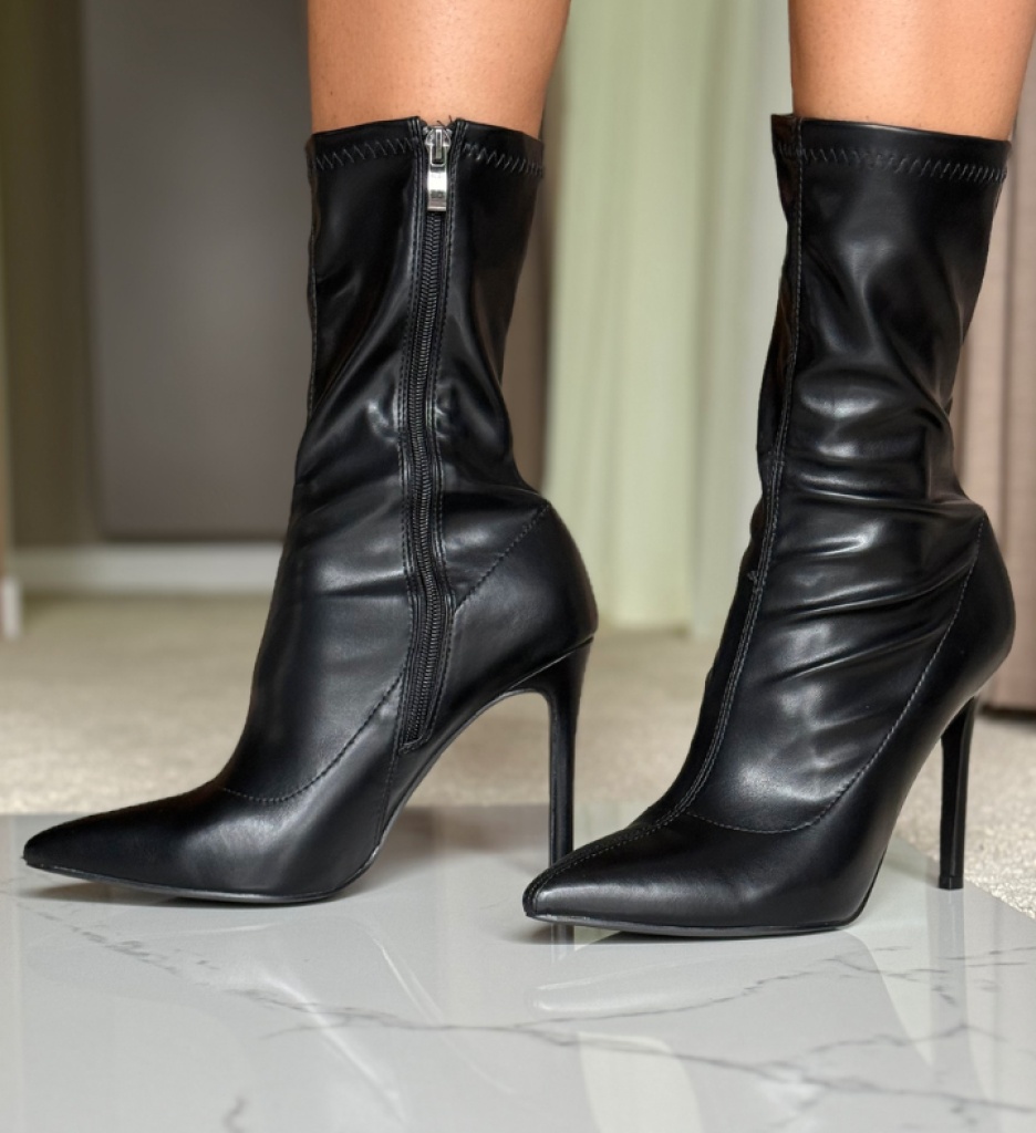 Botine Dama Jacza Negre | Eleganță și Confort - imagine 3
