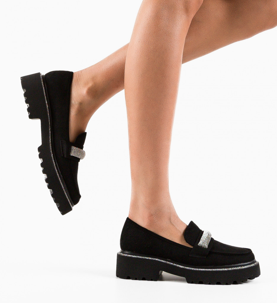 Pantofi Casual Smith Negri | Stilul Tău Zilnic - imagine 2