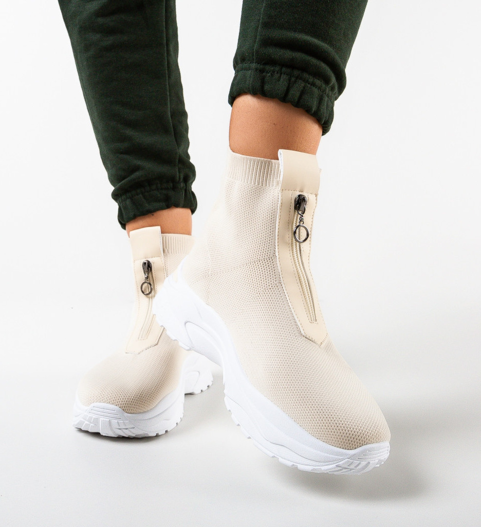 Sneakers Dama Eshan Bej - Confort și Stil