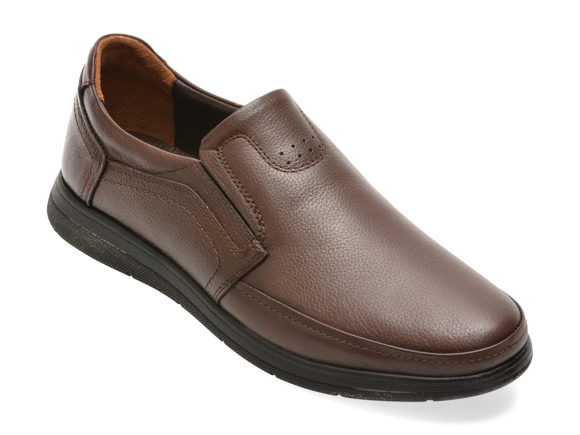 Pantofi Bite The Bullet BRL902 Maro Piele Naturala