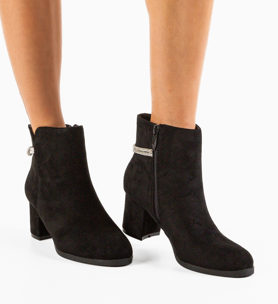 Botine Dama Otto Negre - Eleganță și Confort - imagine 2