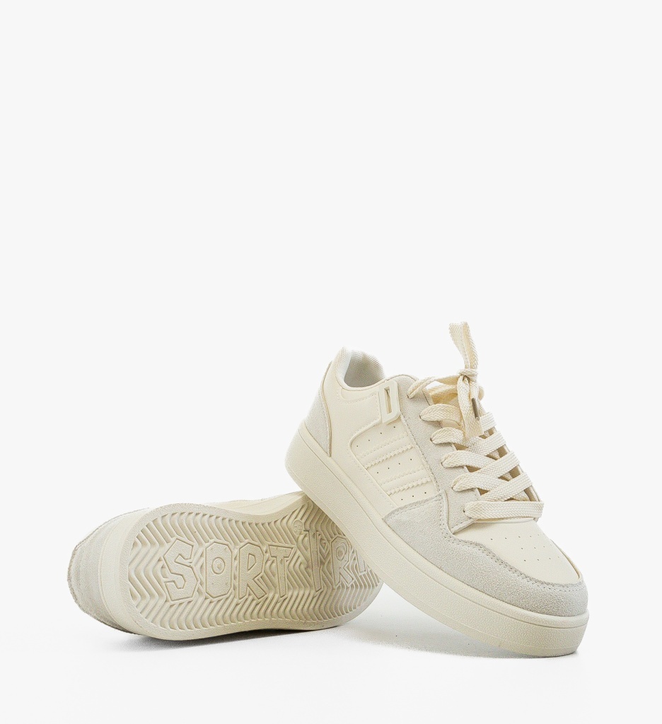 Sneakers Dama Spring Bej - Confort și Stil - imagine 2