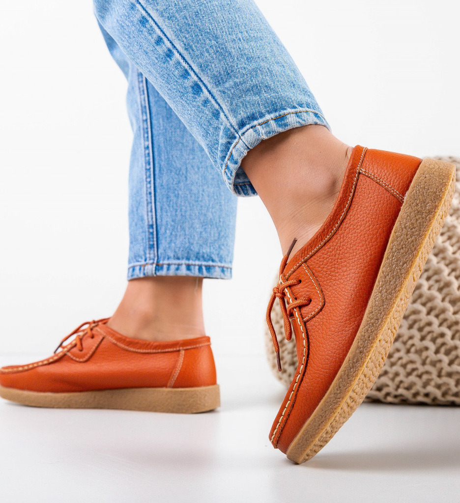 Pantofi Casual Niko Portocalii - Confort și Stil