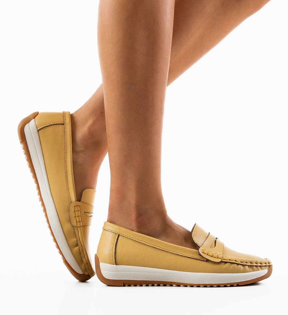 Pantofi Casual Uyteu Galbeni | Confort și Stil