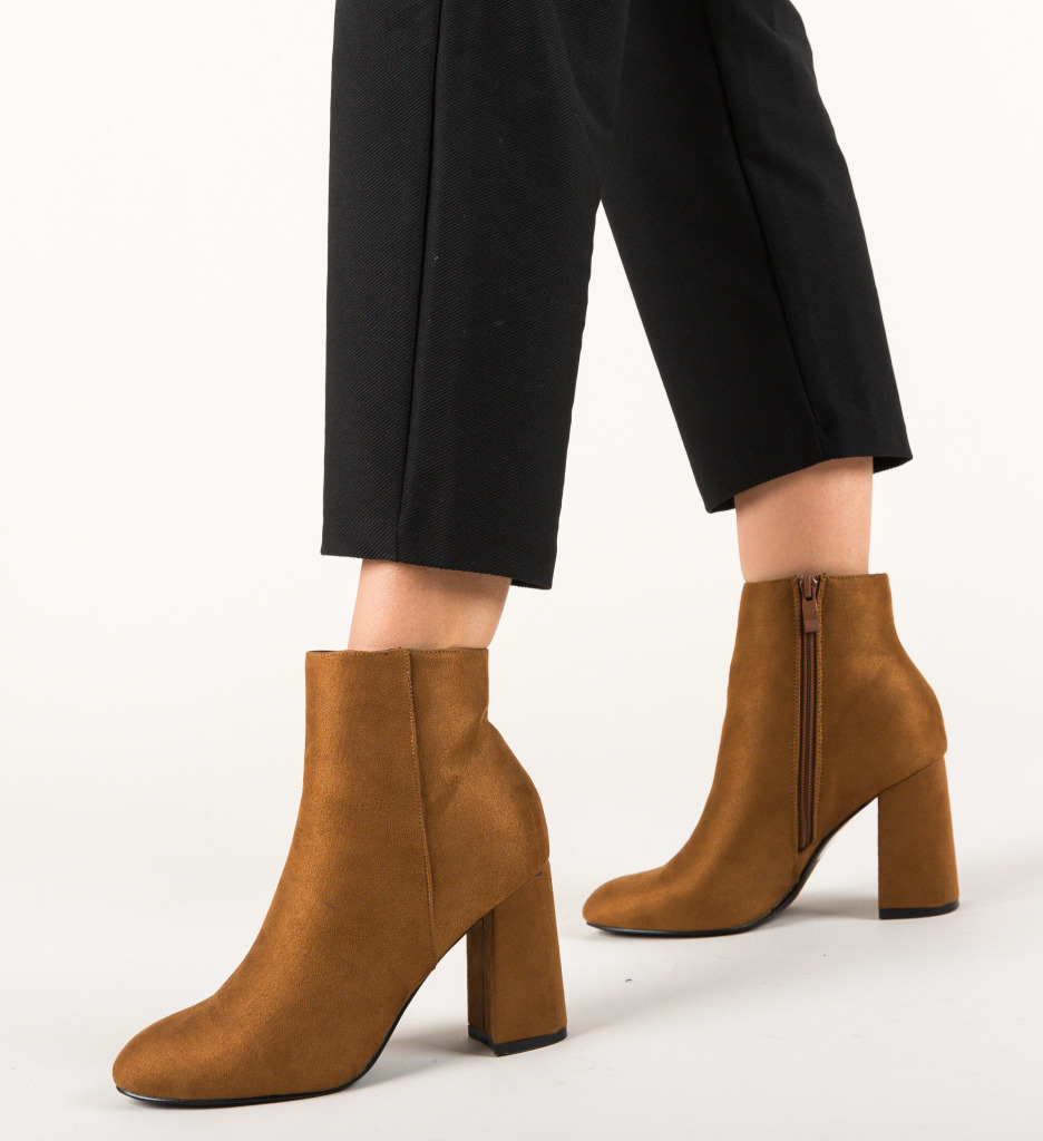 Botine Dama Fekra Camel | Design Elegant - imagine 2