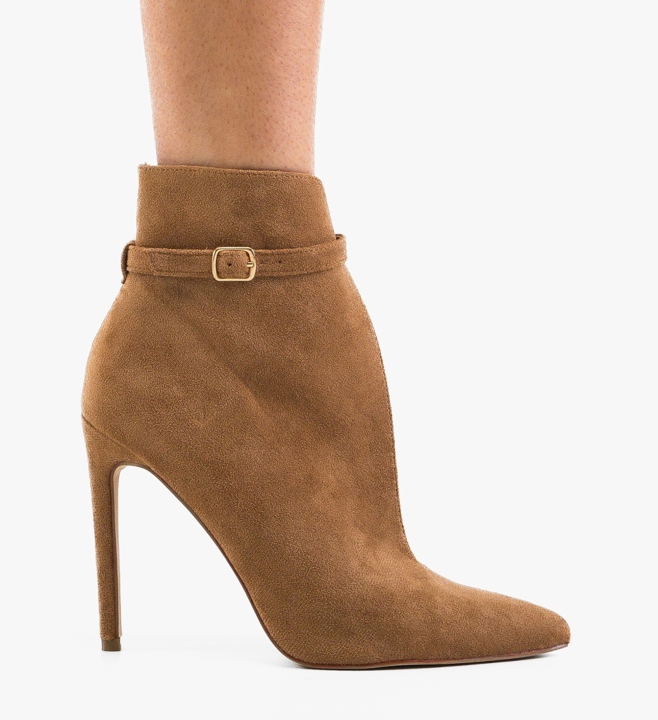 Pantofi Dama Shume Khaki Eleganți - imagine 6