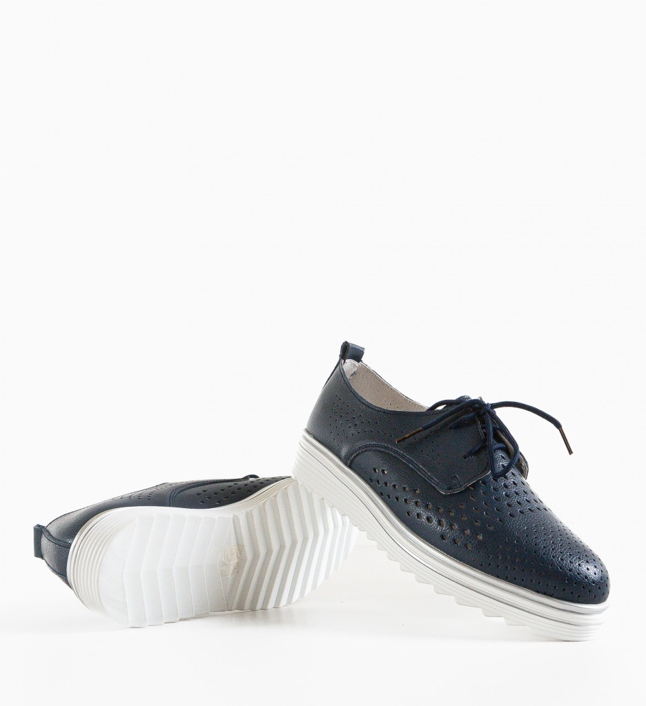 Pantofi Bleumarin Casual pentru Confort Zilnic - imagine 5