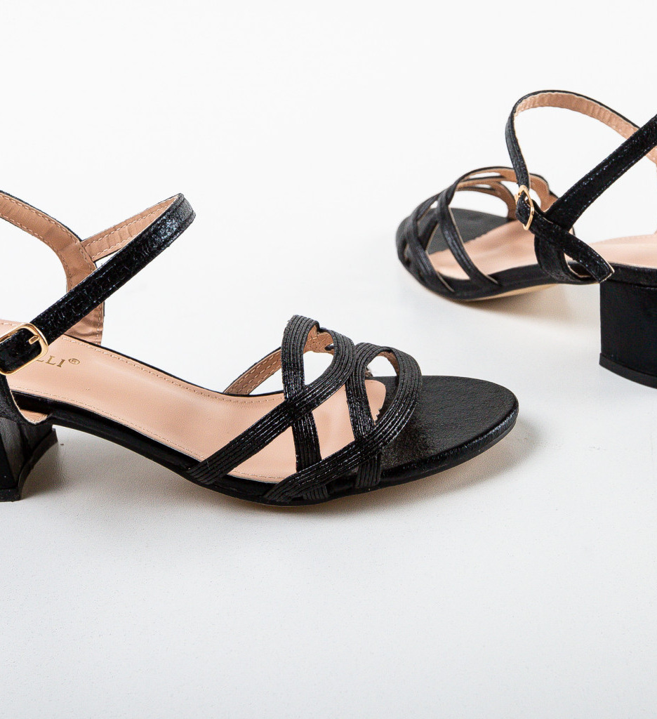 Sandale Dama Lojy Negre | Eleganță Asigurată - imagine 5
