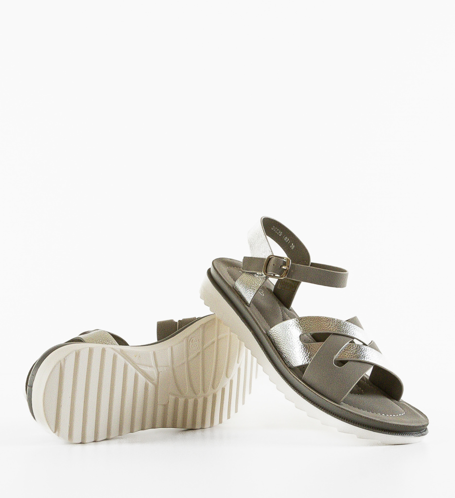 Sandale Dama Argintii Halifax - Eleganta si Stil - imagine 7