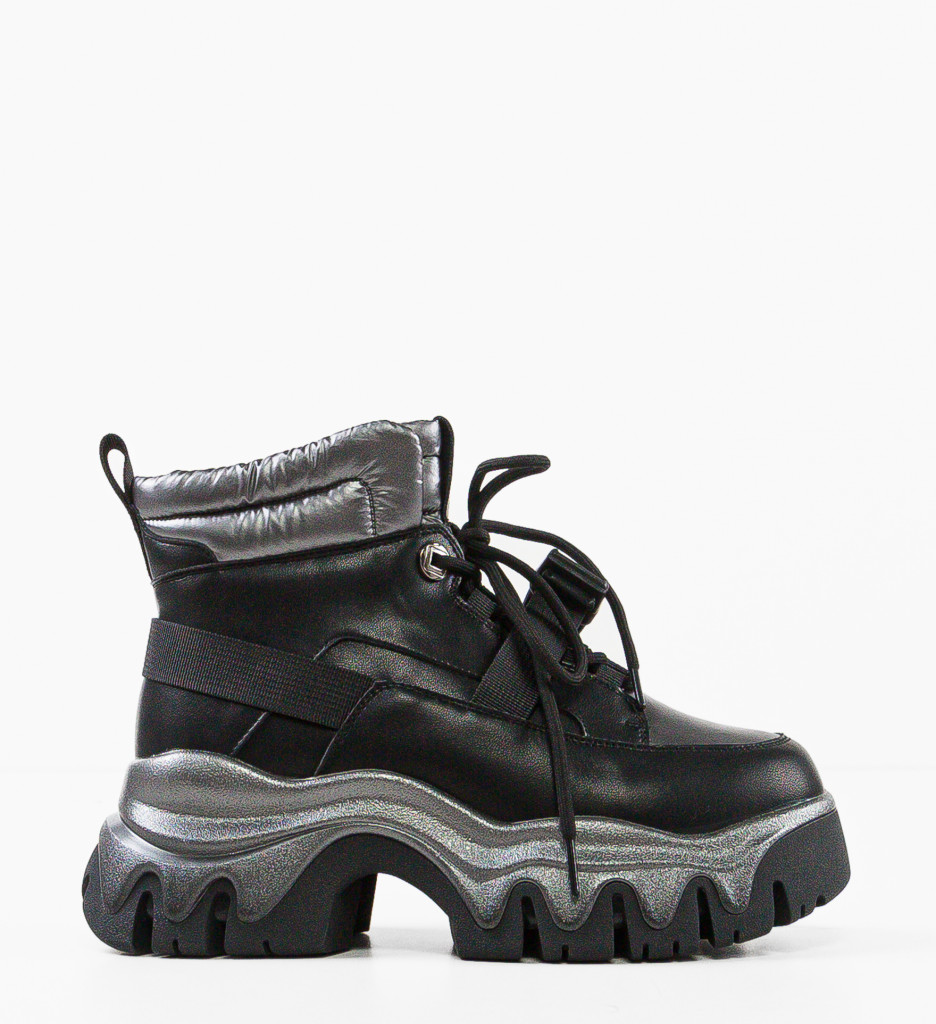 Sneakers dama Gelini Negri - Confort și Stil Urban - imagine 6