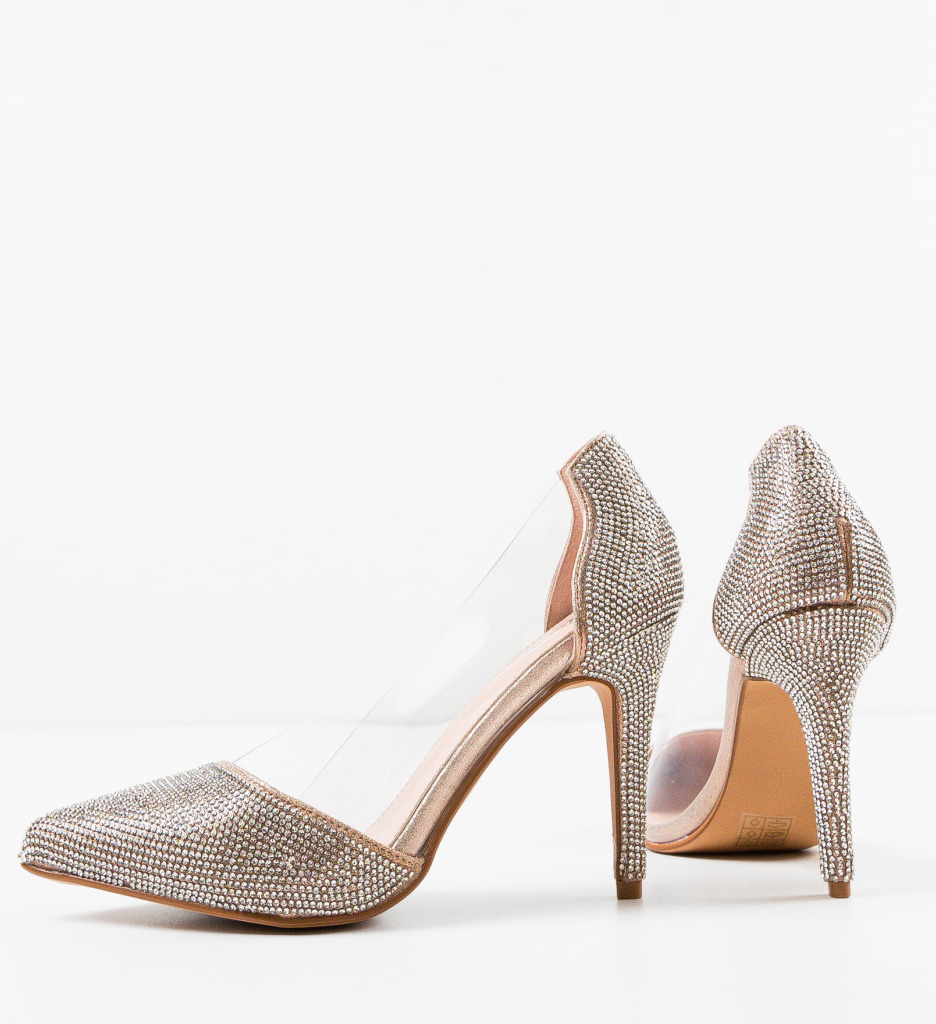 Pantofi Dama Kara Aurii | Eleganță Asigurată - imagine 8