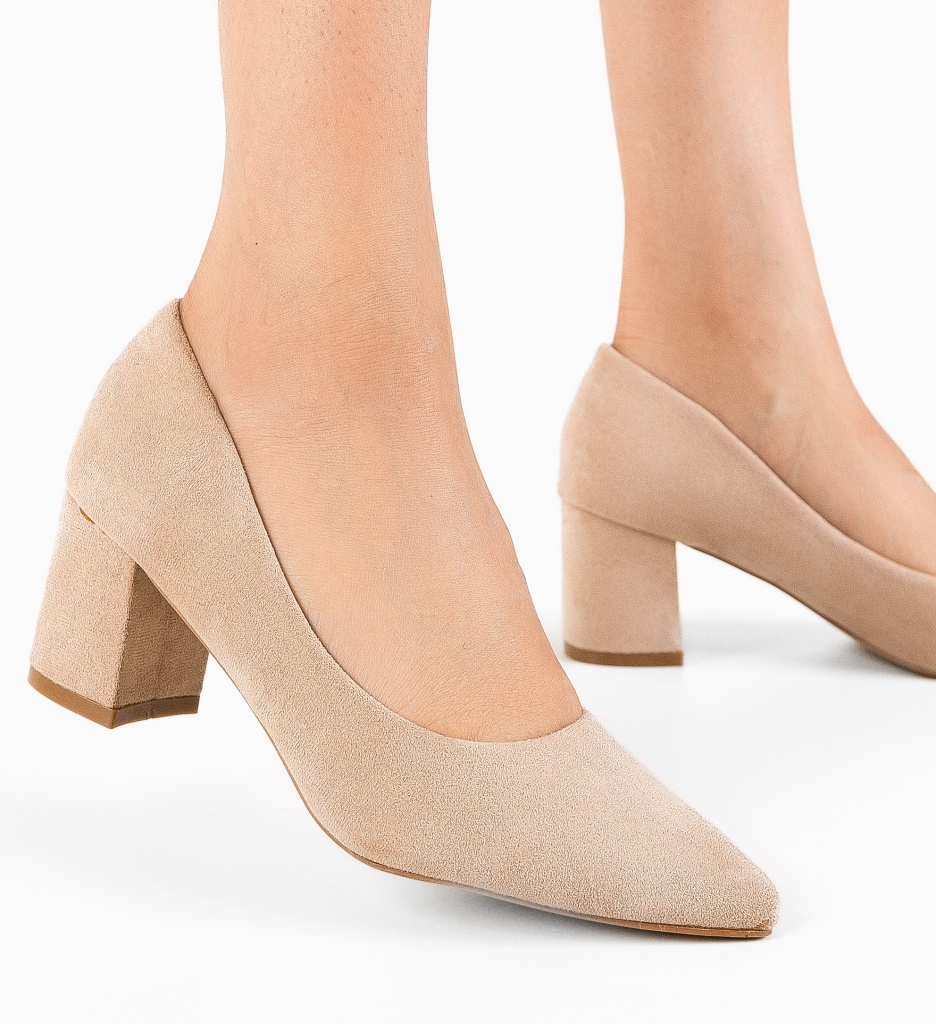Pantofi Popeq Bej | Eleganță și Confort - imagine 3