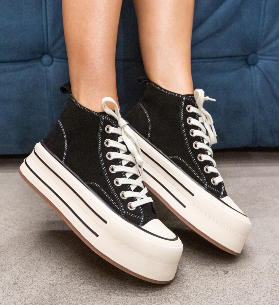 Sneakers dama Overse Negri | Sport & Stil Casual - imagine 6