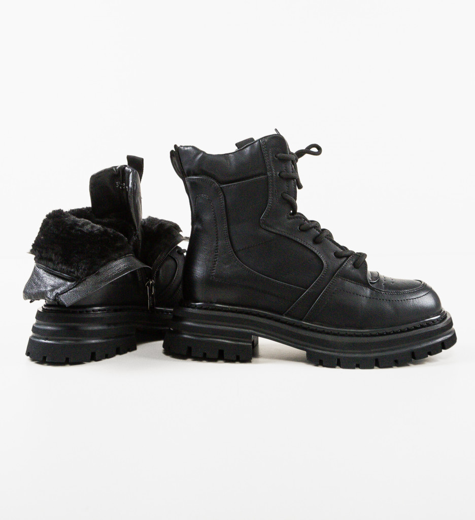 Ghete Dama Koman Negre - Stil si Confort - imagine 7