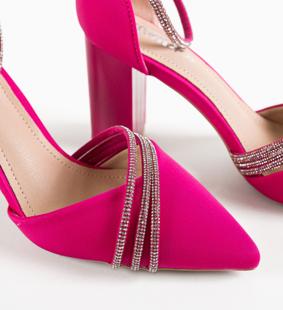 Pantofi cu toc Congo Fuchsia - Eleganță și Stil - imagine 11