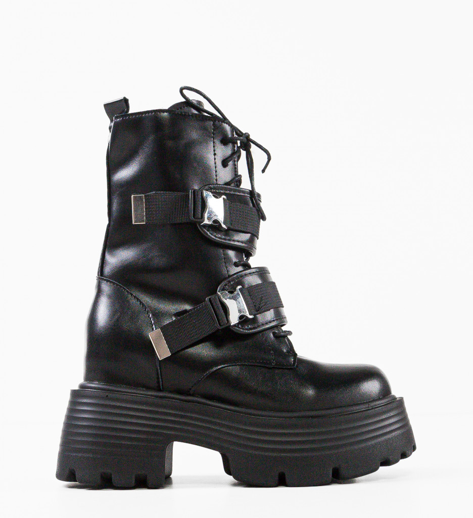 Ghete Dama Menka Negre - Eleganță și Confort - imagine 5