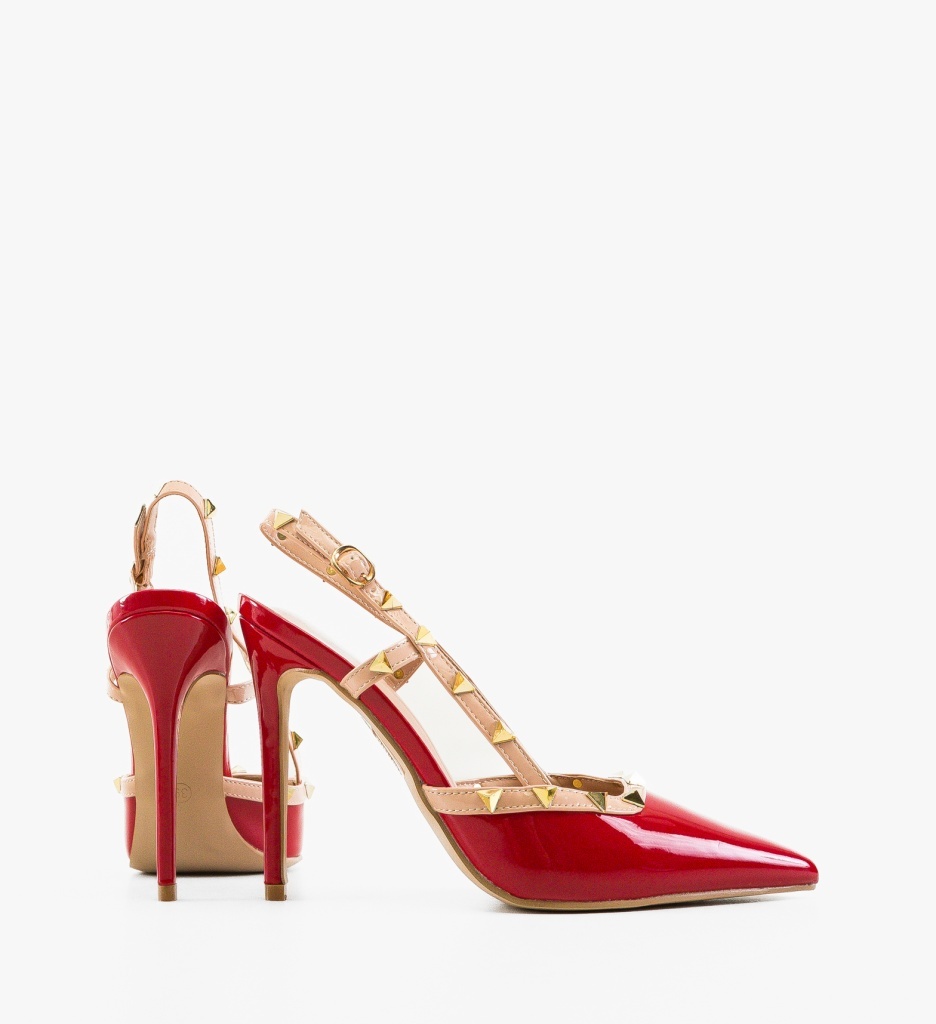 Pantofi Stiletto Tynno Rosii - Eleganta și Stil - imagine 3
