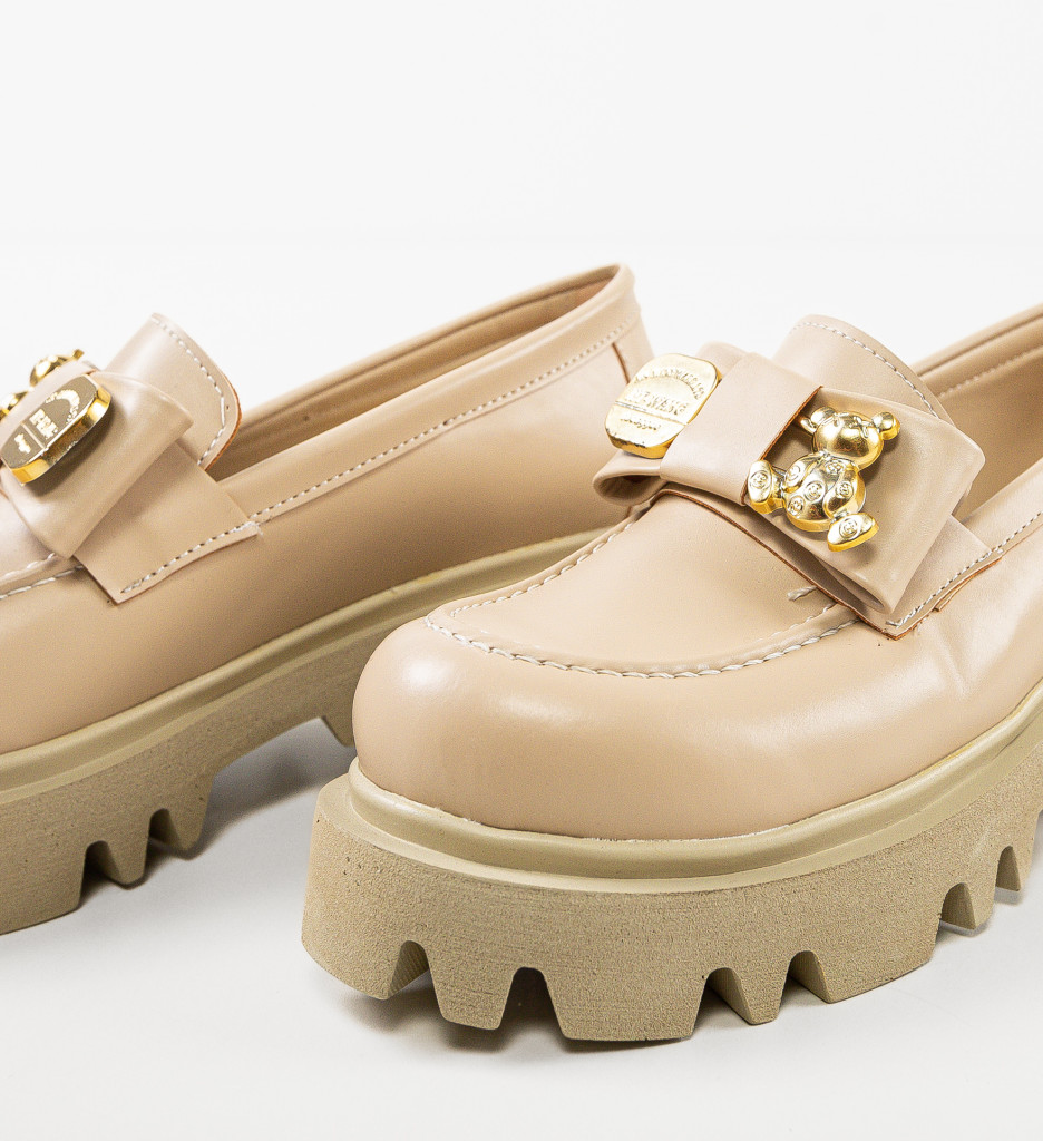 Pantofi Casual Berry Bej - Confort și Stil Zilnic - imagine 5