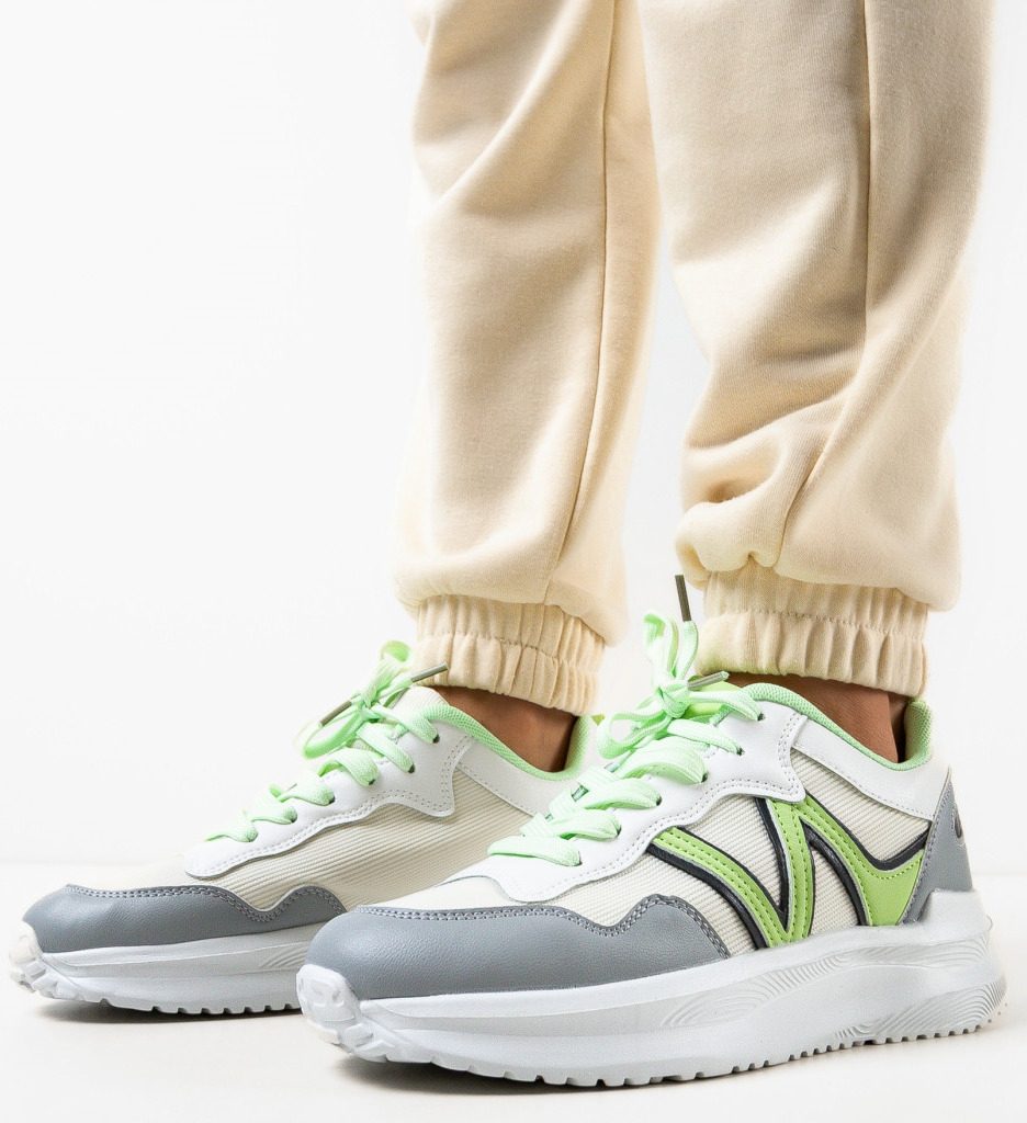 Sneakers Osborne Dama Gri | Confort și Stil Urban - imagine 5