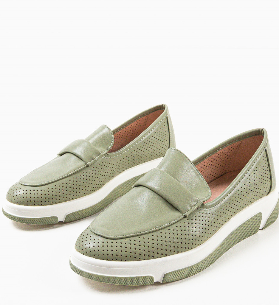 Pantofi Casual Gerta Verzi | Confort & Stil Modern - imagine 6