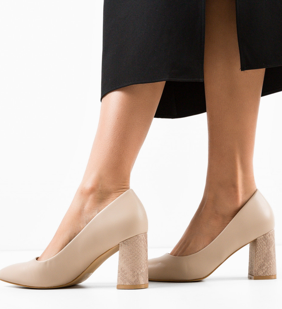 Pantofi Tuka Nude - Eleganță și confort