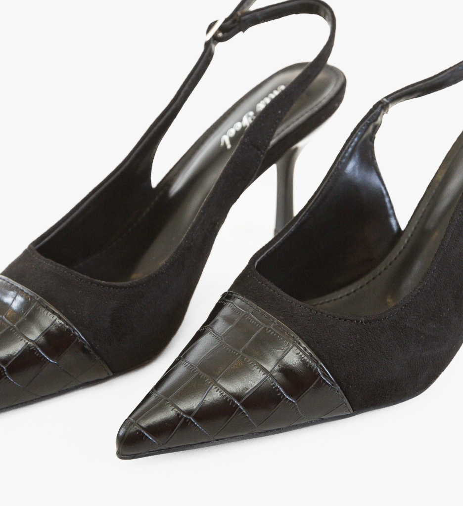 Pantofi dama Hegrid Negri eleganți - imagine 6