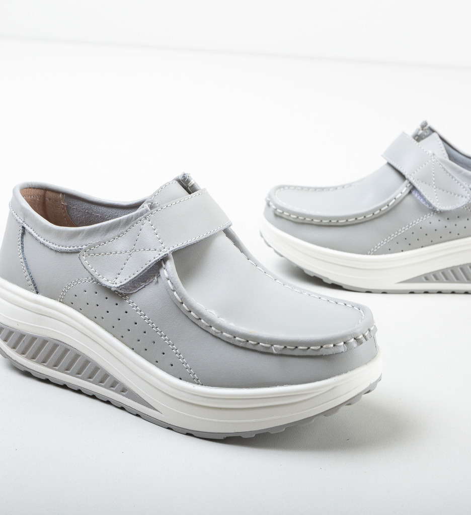 Pantofi Casual Marko Gri - Confort și Stil Zilnic - imagine 5