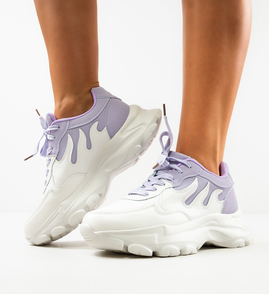 Sneakers Dama Fayar Albi | Confort și Stil - imagine 2