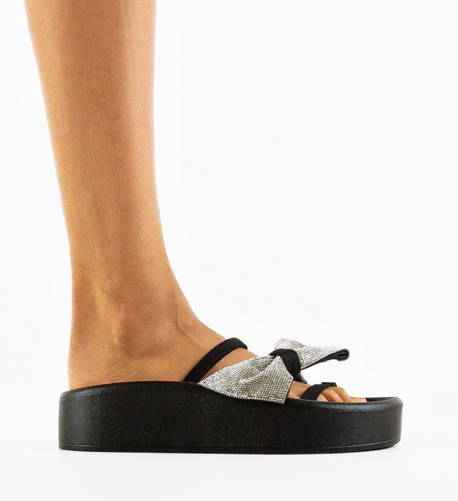 Papuci Dama Heyta Negri | Confort și Eleganță - imagine 5