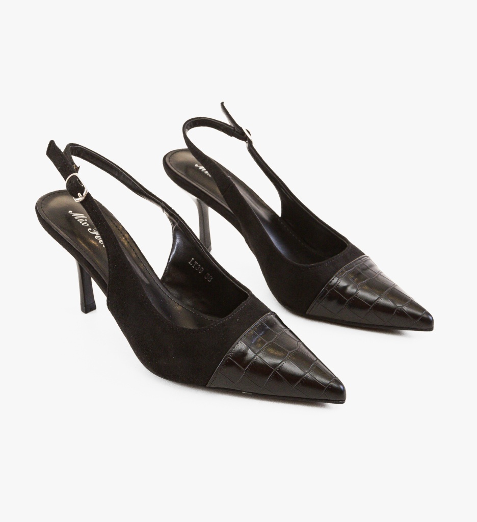 Pantofi dama Hegrid Negri eleganți - imagine 4