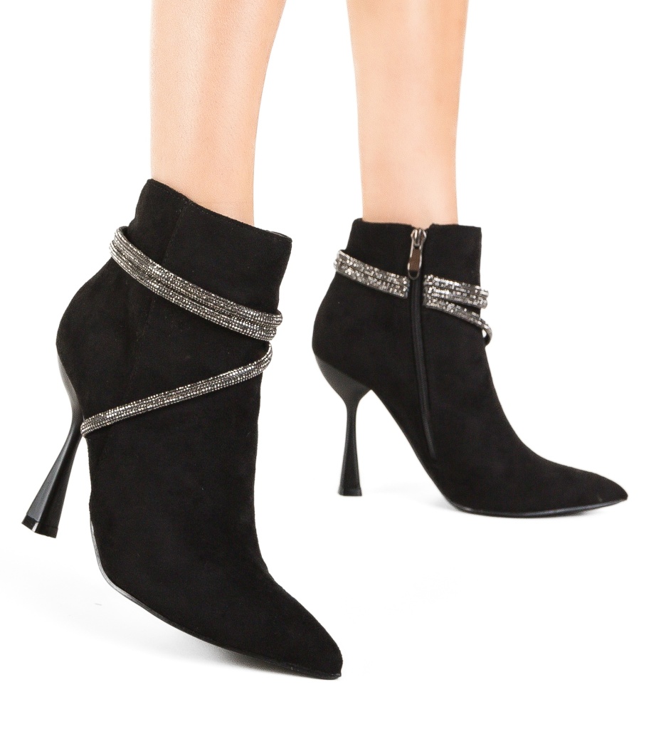 Botine Dama Riese Negre - Eleganță și Confort - imagine 3