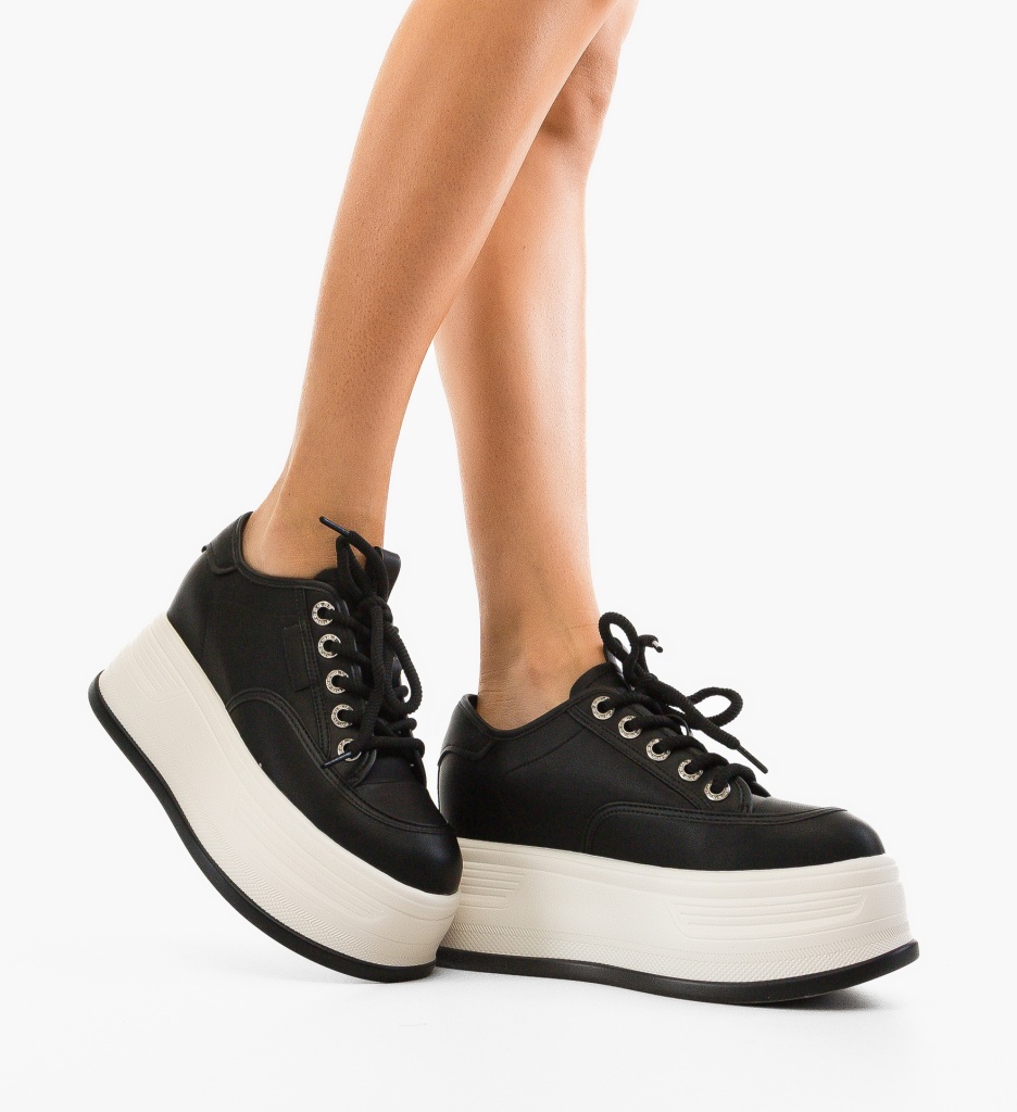 Sneakers Kalpi Negri Dama - Confort și Stil Urban - imagine 2