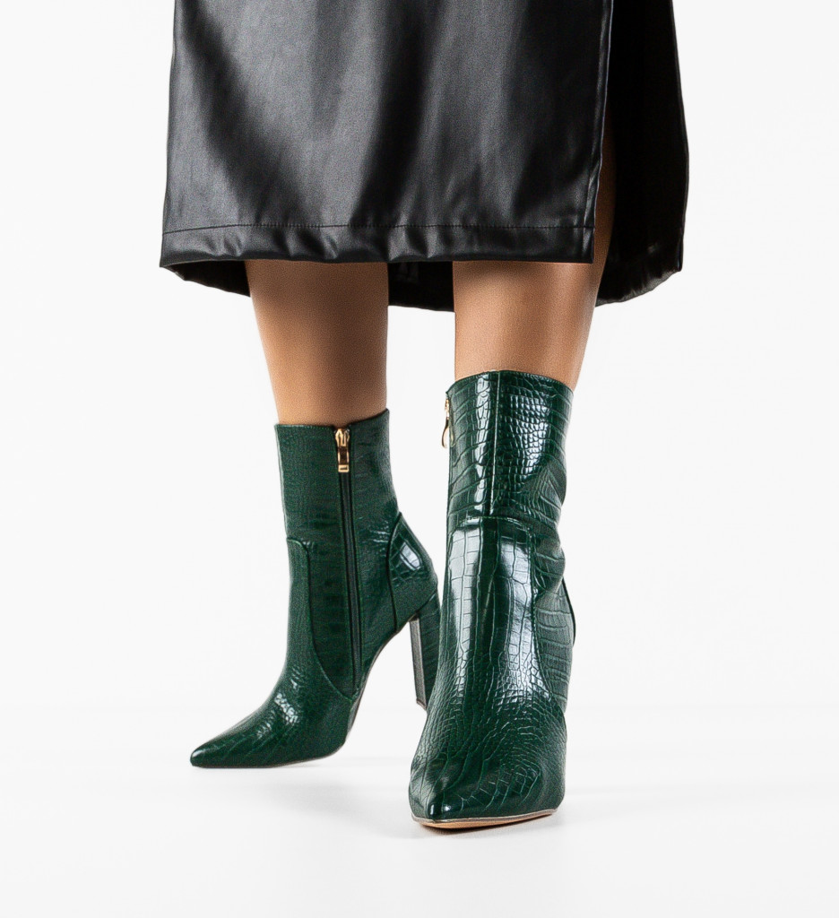 Botine Lutfi Verzi - Eleganță și Stil - imagine 4
