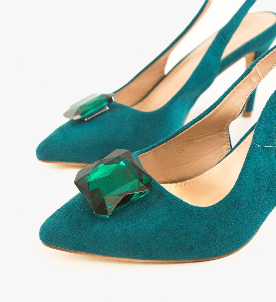 Pantofi Vyhag Verzi cu Toc - Eleganță Asigurată - imagine 5