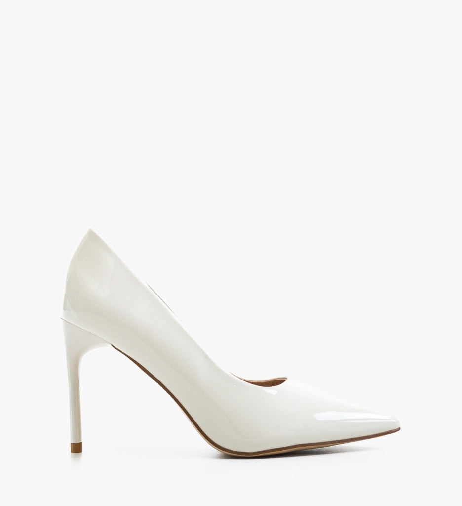 Pantofi Stiletto Neybar Albi - Eleganță și Stil - imagine 4