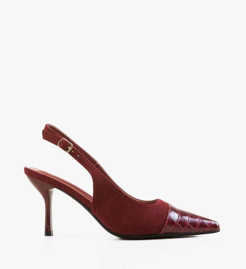 Pantofi dama Hegrid Grena eleganți - imagine 8