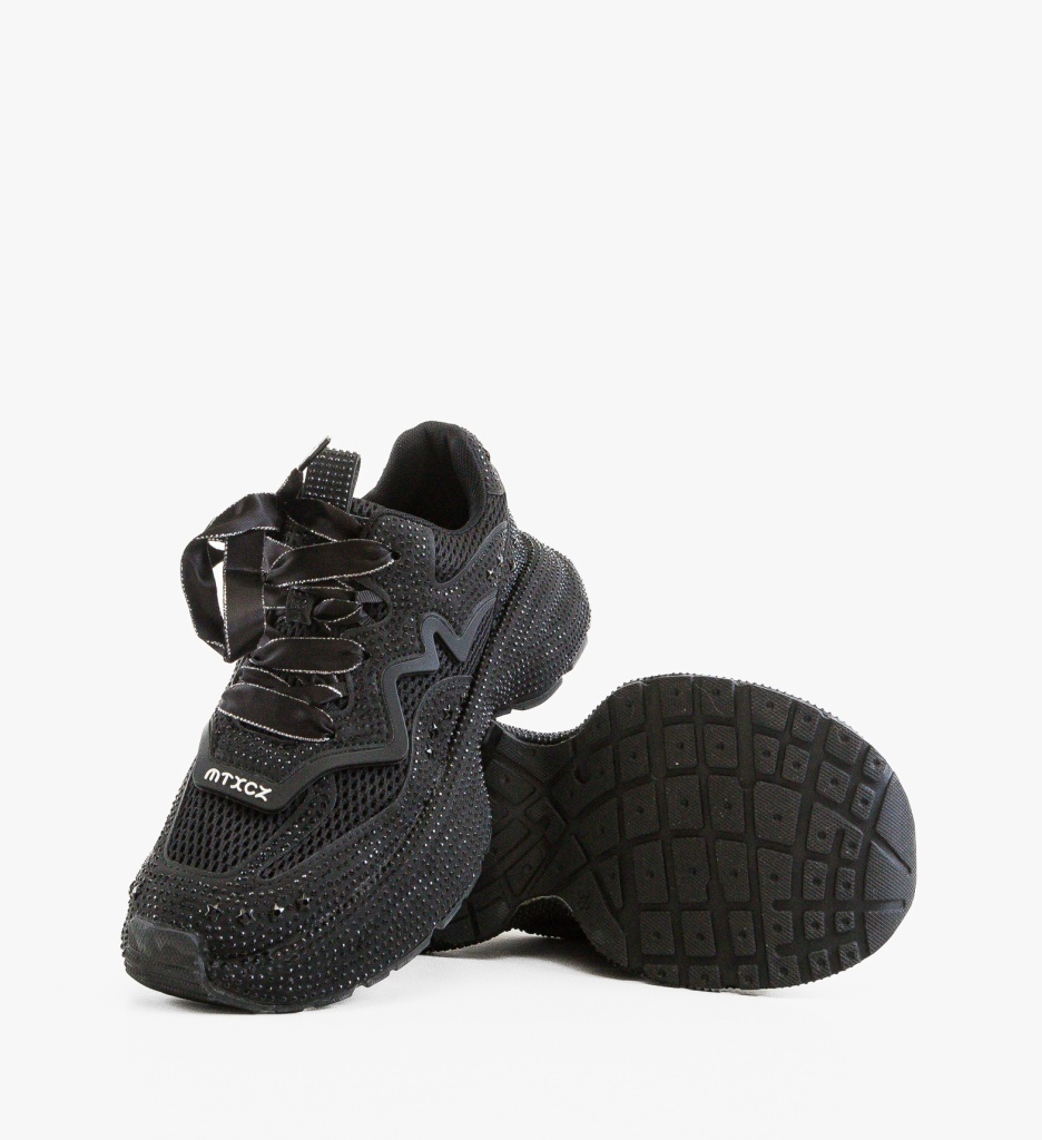 Sneakers Dama Talon Negri - Stil și Confort Urban - imagine 5