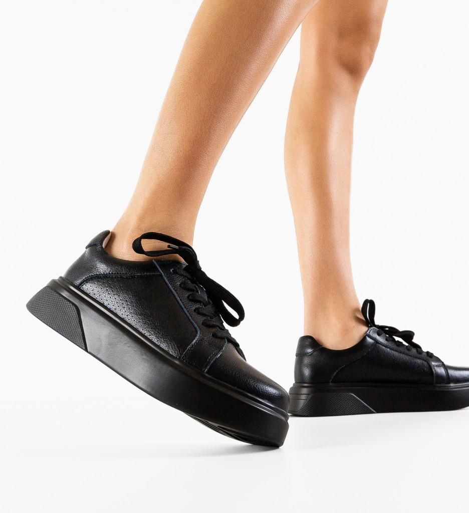 Sneakers Lenox Negri - Confort și Stil Urban