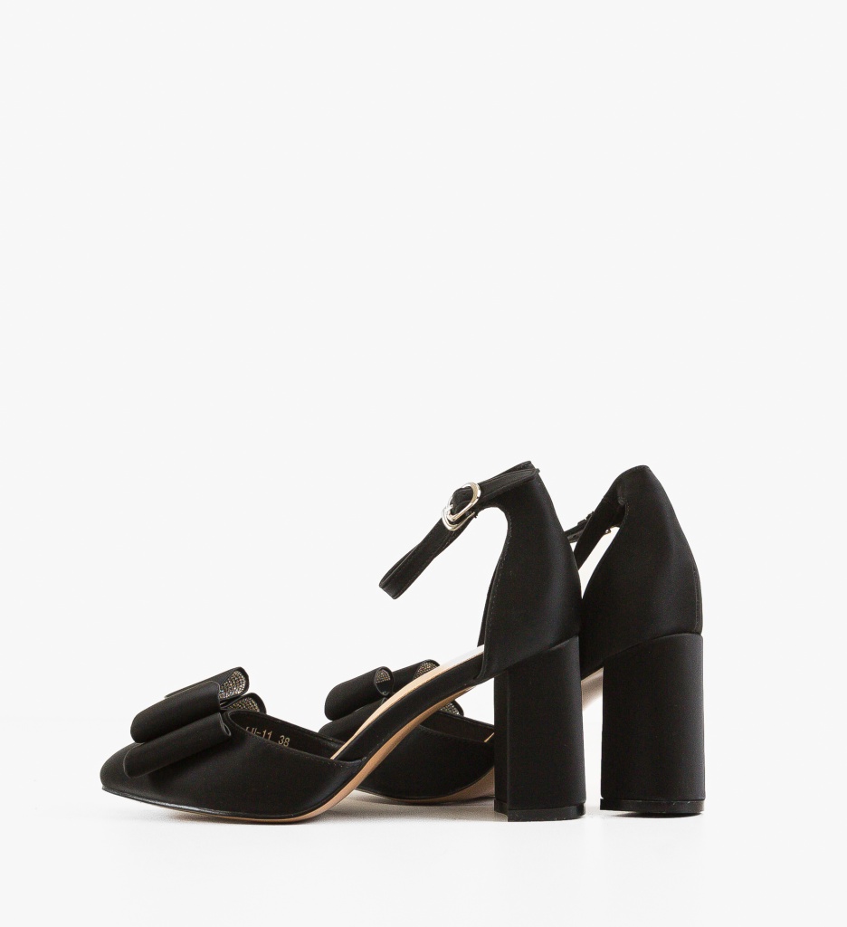 Pantofi Numenor Negri Eleganți cu Toc - imagine 6