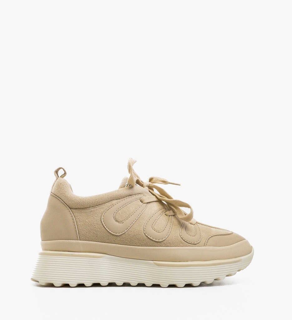 Sneakers Dama Tyler Bej - Confort și Stil Casual - imagine 6