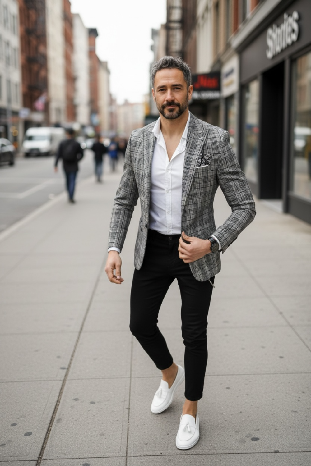 Sacou Barbati Slim Fit - Elegant și Versatil - imagine 2