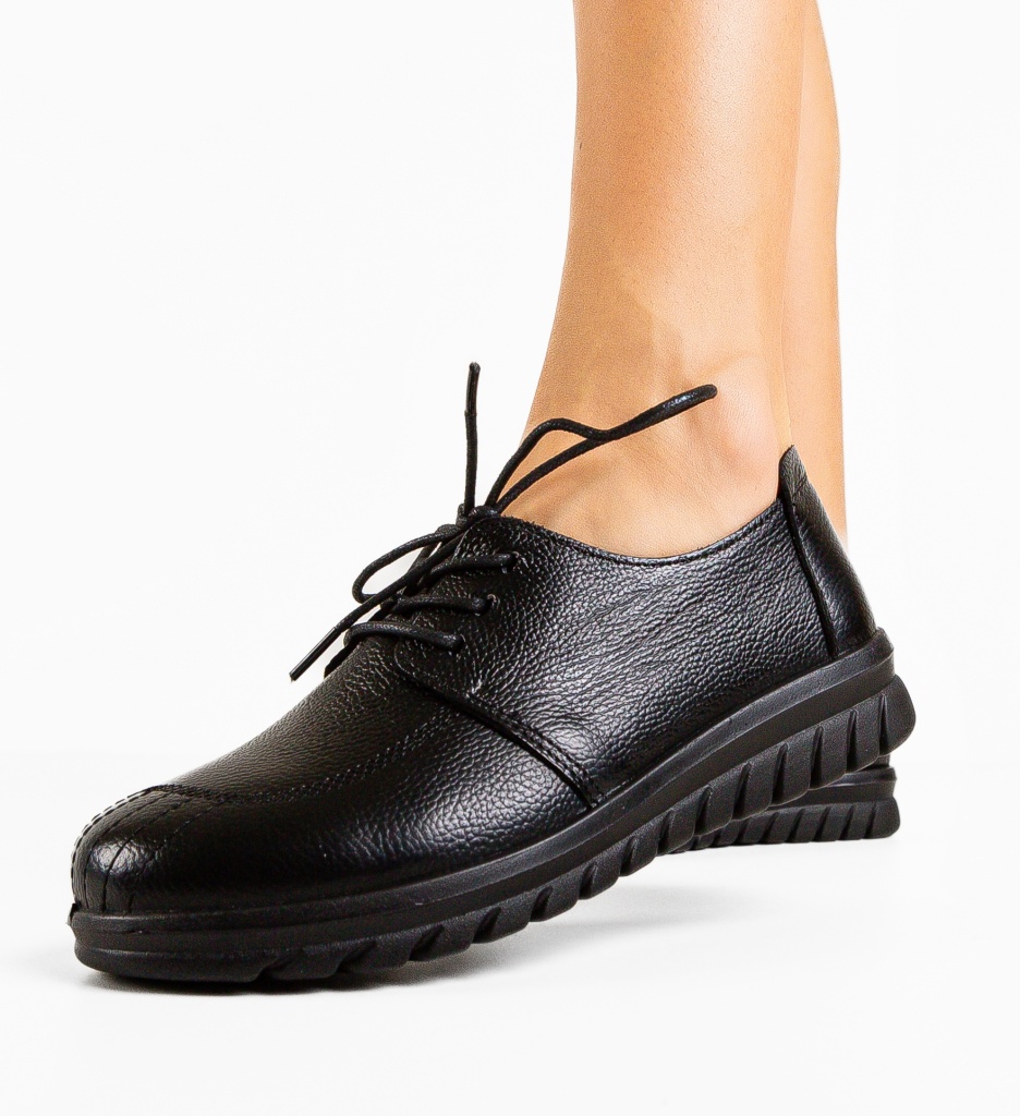 Pantofi Casual Leonates Negri | Stil și Confort - imagine 4