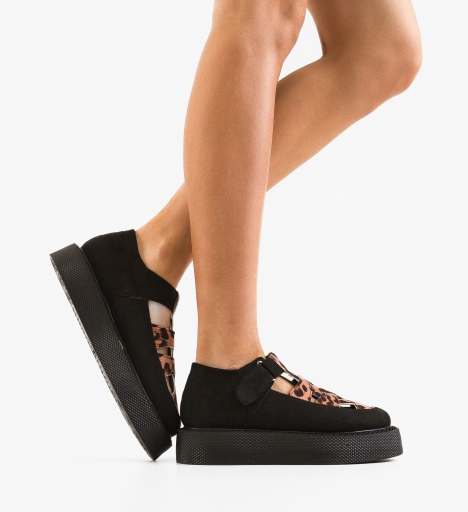 Pantofi Casual Gryndy Negri - Confort și Stil - imagine 2