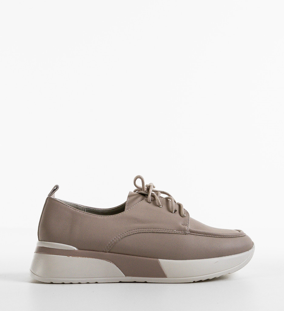 Pantofi Casual Dama Rhine Gri - Confort & Stil - imagine 3