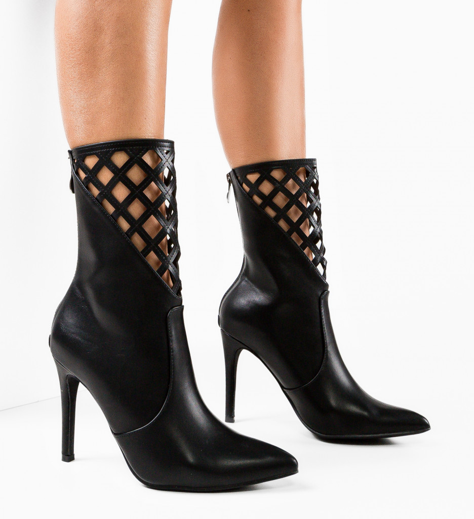 Botine Todd Negre | Eleganță și Confort - imagine 2